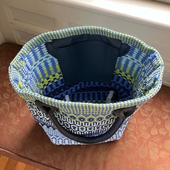 Annie Selke Fresh American woven tote - Picture 2 of 9